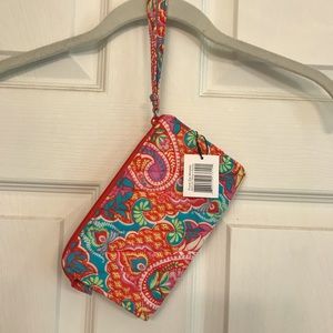 Vera Bradley Wristlet - Paisley in Paradise